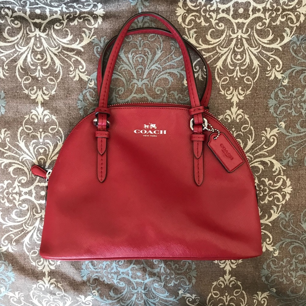 Red Coach Purse